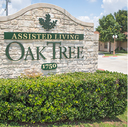 Oak Tree Assisted Living Sign